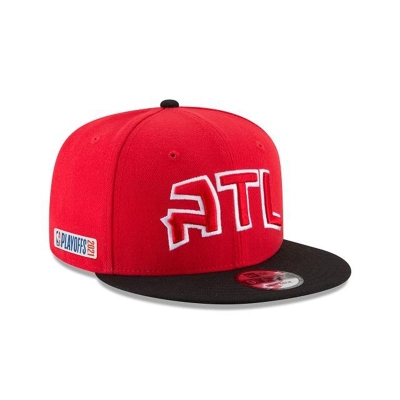 Yellow Atlanta Hawks Hat - New Era NBA Playoff Side Patch 9FIFTY Snapback Caps USA3908745